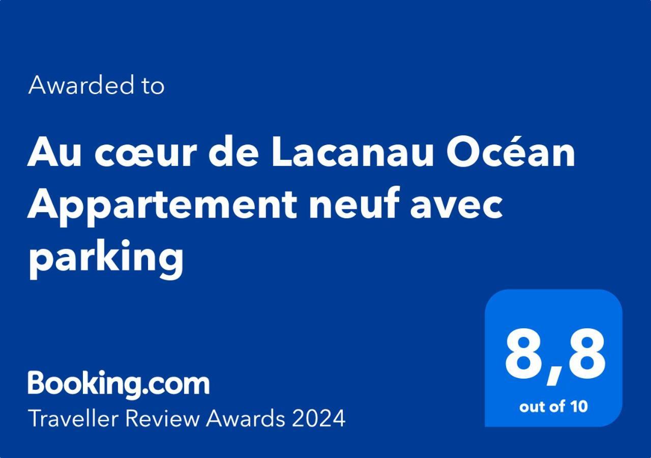 Au cœur de Lacanau Océan Appartement neuf avec parking Esterno foto