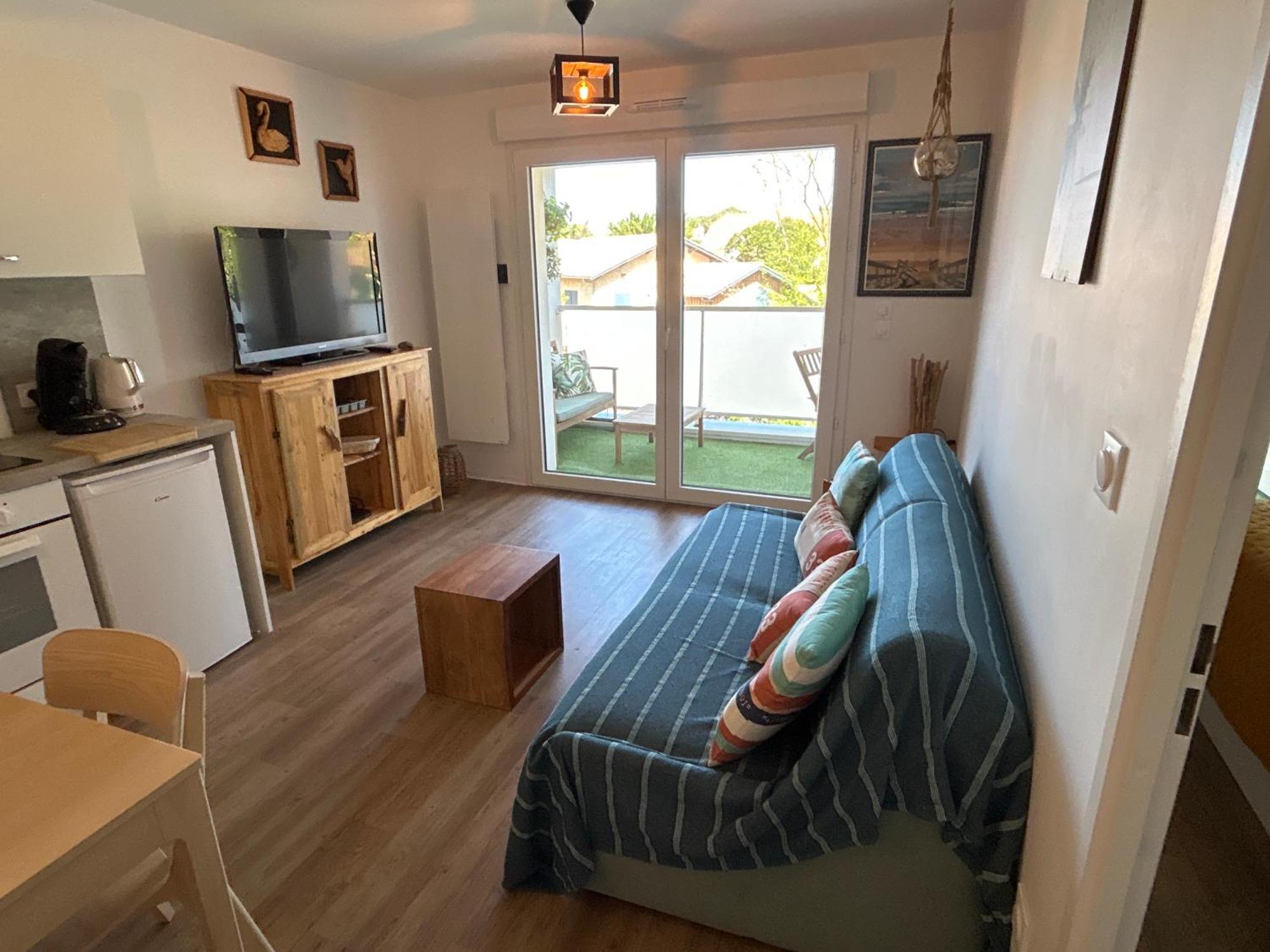 Au cœur de Lacanau Océan Appartement neuf avec parking Esterno foto